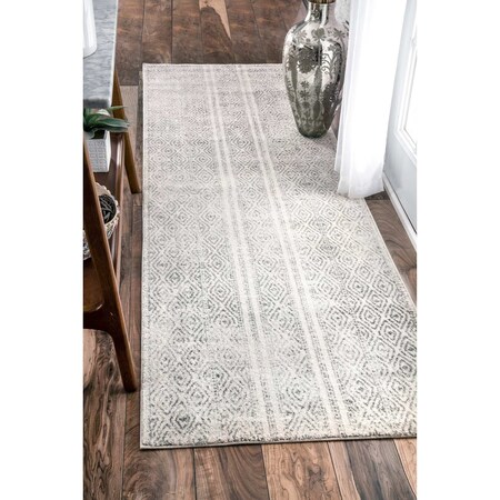 Nuloom Sarina Tribal Diamonds Area Rug 2ft 8in x 8ft RZBD40A-2808